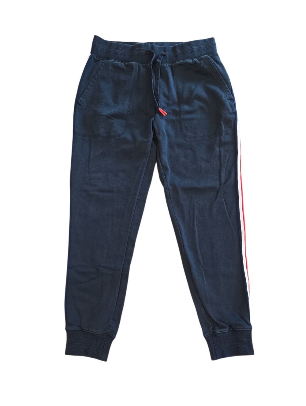 PSYCHO BUNNY JOGGER WITH RED, WHITE AND BLUE STRIPE/ BUNNY ON THE BACK SIZE SM